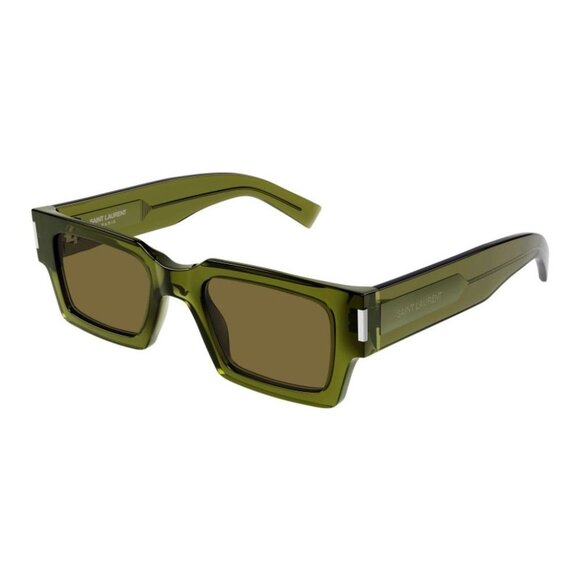 NWT SAINT LAURENT GREEN WOMEN SUNGLASSES - Picture 2 of 4